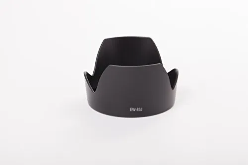 vhbw Gegenlichtblende 77mm kompatibel mit Objektiv Canon EF-S 17-55mm f/2.8 is USM Ersatz für Canon EW-83J, EW83J Kunststoff schwarz