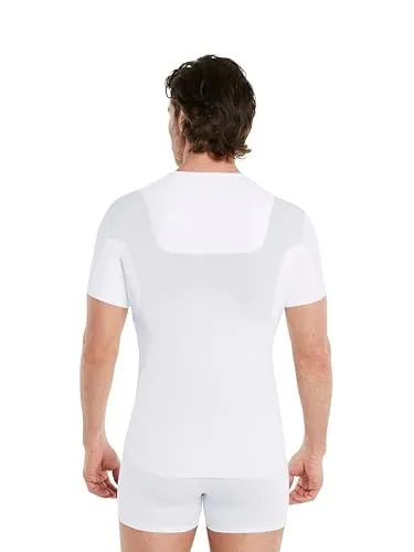 FINN Anti-Schweiß Shirt Herren - Effektiver Schutz vor Schweißflecken - Unterteile für Herren mit innovativer SweatShield Technology, die 99,99% der geruchsbildenden Bakterien vernichtet und perfekten Komfort bei starkem Schwitzen bietet.