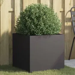 vidaXL Pflanzkübel aus Kaltgewalztem Stahl - Garten-Zubehör, langlebig und stabil, ideal für die Dekoration von Terrasse, Balkon oder Garten mit Ihren Lieblingspflanzen.