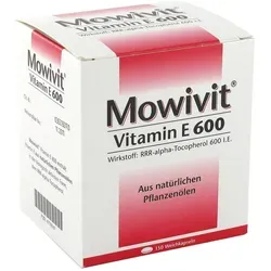 Mowivit 600 Weichkapseln - Arzneimittel zur Behandlung von Vitamin-E-Mangel, enthält natürlichen RRR-alpha-Tocopherol für eine optimale Unterstützung Ihrer Gesundheit.