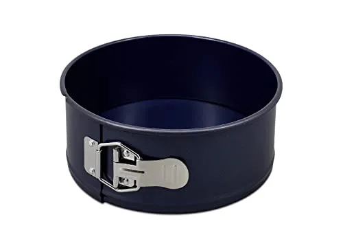 Zyliss E980193 Springform, Dunkelblau - Springform aus hochwertigem Karbonstahl mit doppelter Antihaftbeschichtung für perfekte Backergebnisse – ideal für Käsekuchen und Torten. Spülmaschinenfest und 5 Jahre Garantie!