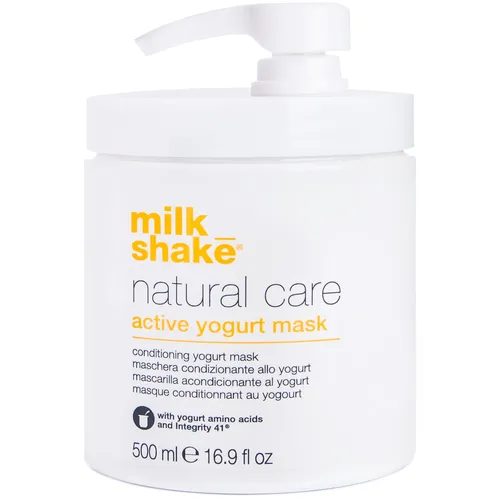 Milk Shake Gesichtsmaske MS ACTIVE JOGHURT-MASKE 500ML - Haarkuren, revitalisierende Joghurt-Maske für gesunde und geschmeidige Haare, ideal für intensive Pflege.