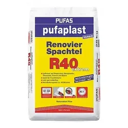 Pufas Pufaplast R 40 Renovier-Spachtel 25,000 KG in weiß von PUFAS