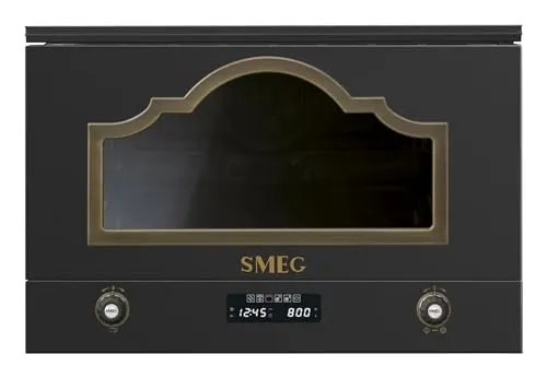 Smeg MP722AO Kompakt-Mikrowelle Cortina Anthrazit