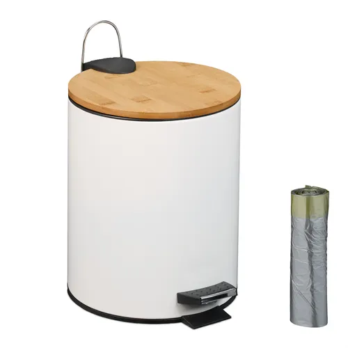 Kosmetikeimer Abfalleimer Hygieneeimer Tretmülleimer Müllbehälter Bad 5 Liter