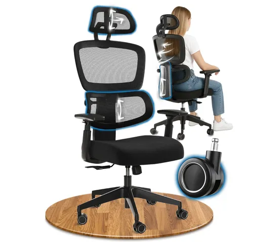 Büro- & Schreibtischstühle Schwarz von DESKSPACE