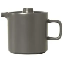 blomus Pilar Teekanne 1 L Keramik pewter - Geschirr | Elegante Teekanne aus Keramik in pewter, spülmaschinen- und mikrowellengeeignet, ideal für Tee- und Kaffeeliebhaber.