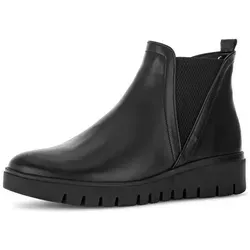 Gabor Chelseaboots schwarz 42 EU (8 UK) - Klassische Chelseaboots aus hochwertigem Glattleder, ideal für stilvolle Auftritte mit 3,5 cm Absatzhöhe und atmungsaktivem Warmfutter für besten Tragekomfort.