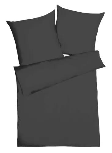 Kaeppel Bettwäsche JARI, 200 x 200 cm, Titanfarben von Kaeppel