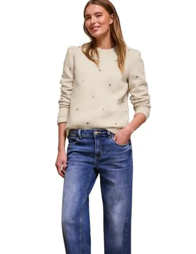 Street One Studio Damen Shirt mit Herzstickerei