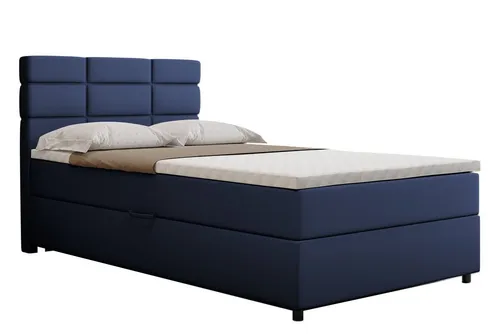 Panda Möbel Boxbett Dunkelblau 120x206 cm in blau von Homesy
