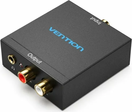 Vention Audio-Konverter de BDFB0-EU/ Toslink und RCA-Eingang/ 2x RCA-Ausgang
