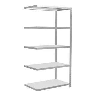Steckregal AR330 kg 2000 x 1000 x 600mm grau 33865 - Robustes Steckregal für Werkstätten, belastbar bis 330 kg, ideal für die effiziente Lagerung von Werkzeugen und Materialien.