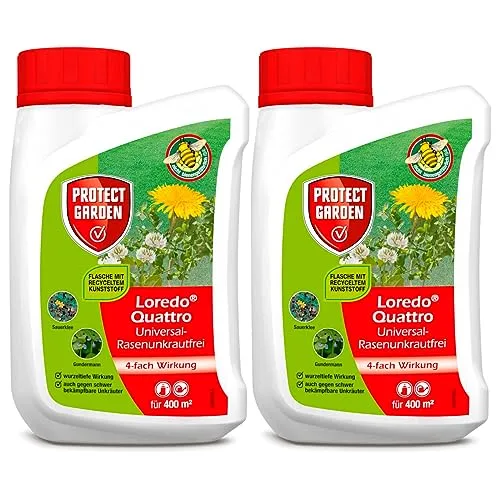 ml Bayer Garten Universal-Rasenunkrautfrei Loredo Quattro Unkrautvernichter 2 x 400