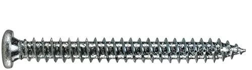 Fensterrahmenschraube/Montageschraube mit Linsenkopf, verzinkt blau, TX30-Antrieb 7.5x212 mm (100 ST)