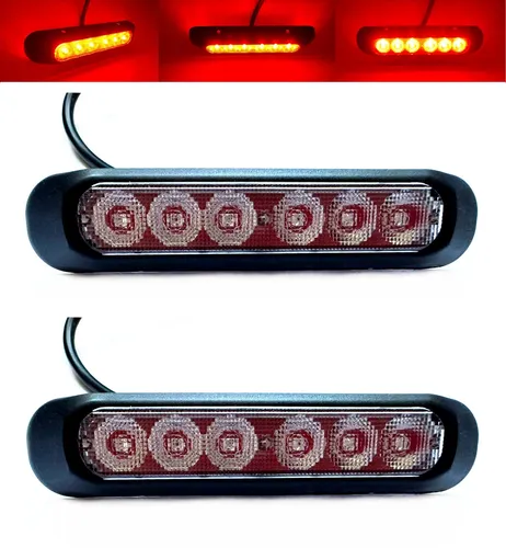 2x Nebelschlußleuchte Nebelleuchte Nebellicht 12V 24V für LKW Anhänger E9 SET