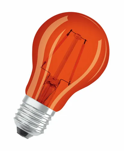 OSRAM STAR Decor E27 LED Birne 2,5W Filament matt/farbig orange wie 15W