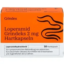 Produktbild Loperamid Grindeks 2 mg Hartkapseln 12 St