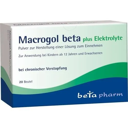 Macrogol Beta Plus Elektrolyte Pulver 20 ST