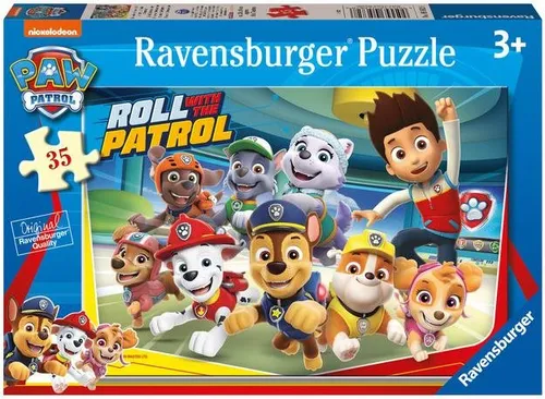 Ravensburger Puzzles Paw Patrol | Puzzles 3 Jahre oder älter | Puzzles 3 Jahre oder älter als 35 Teile | Kinderpuzzle 26 x 18 cm