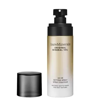 bareMinerals Original Mineral Veil 24HR Setting Spray - Fixing Spray, alkoholfrei und mattierend für 24 Stunden Halt, reduziert Glanz und sorgt für ein ebenmäßiges Hautbild.