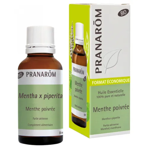 Pranarôm Ätherisches Pfefferminzöl (Mentha x Piperita) Bio 30 ml ist ein chemoty