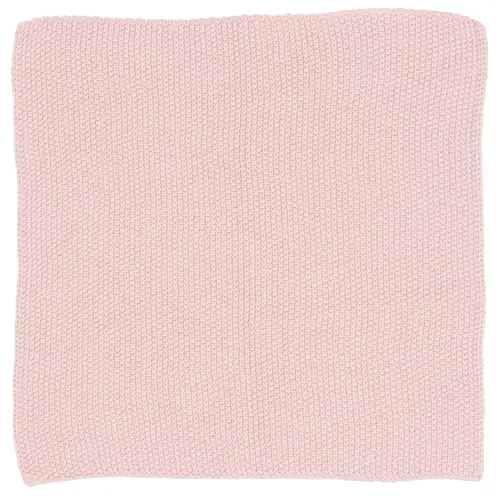 IB Laursen Mynte Spüllappen rosa rose gestrickt Spültuch Strick Putztuch Lappen