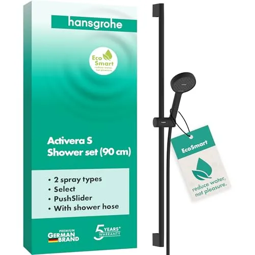 Hansgrohe Activera Select S Brauseset 95 in schwarz von Hansgrohe