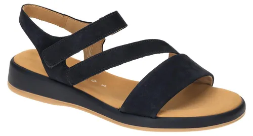 Gabor Damen Komfort Sandalen mit Klettverschluss in blau von Gabor