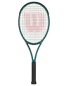 Wilson Tennisschläger Blade 101L v9 - Ultimative Kontrolle in Emerald Night Green - Tennisschläger mit herausragender Kontrolle und Stabilität, ideal für Wettkampfspieler, besaitet und in elegantem Emeraldgrün, für ein optimales Spielgefühl.