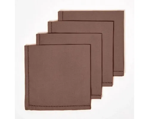 Stoffservietten Braun von Homescapes