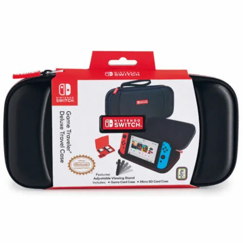 Nintendo Switch Tasche / Travel Case / Schutzhülle (schwarz) - *NEU*