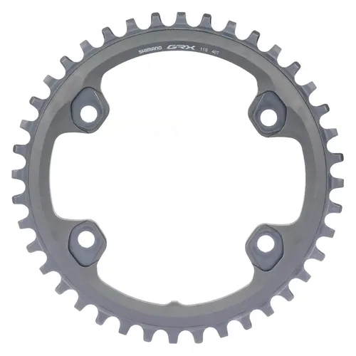 Shimano GRX Kettenblatt 40 Zähne - Kurbel & -garnituren, asymmetrisches Design für optimale Leistung bei 1x11-fach Antriebssystemen.
