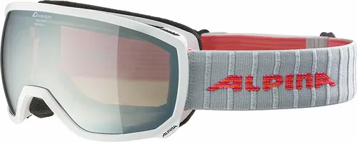 ALPINA Skibrille Scarabeo S MM ice S2, Sph. weiß