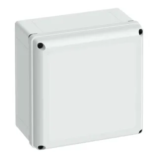 Spelsberg GEOS-L 3030-18-o Leergehäuse - Industrie-Qualität Leergehäuse für raue Umgebungen, IP66 Schutz, ideal für Außenbereich, robustes Design aus glasfaserverstärktem Polycarbonat, Abmessungen: 300 x 300 x 180mm.