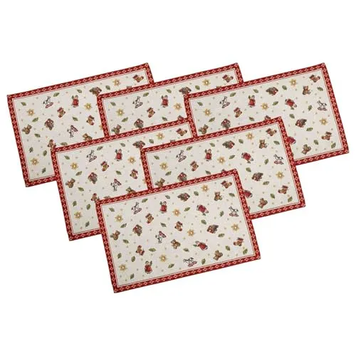 Villeroy & Boch Toy's Delight Platzset 6er Set in weiß von Villeroy & Boch