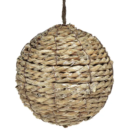 Deko-Kugeln Stroh Grau 15cm – 3er Set für Raum und Balkon - Rustikale Deko-Kugeln aus Stroh, ideal für herbstliche Akzente. Perfekt für Innen- und Außenbereiche, bringen sie natürliche Eleganz in Ihr Zuhause.