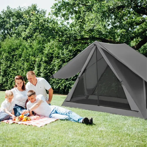 Campingzelt Pop Up Zelt für 2-3 Personen - Wasserdicht & UV-beständig - Zelt für 3 Personen, Pop-Up Design für schnelles Aufstellen, wasserdicht und UV-beständig. Ideal für Campingabenteuer und Outdoor-Aktivitäten.