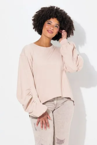 Angel of Style Sweatshirt Sweatshirt A-Linie geraffter Raglan-Langarm