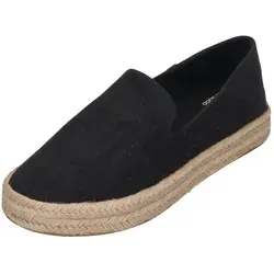 TOMS CAROLINA Espadrille Black Heavy Twill schwarz 38,5 EU