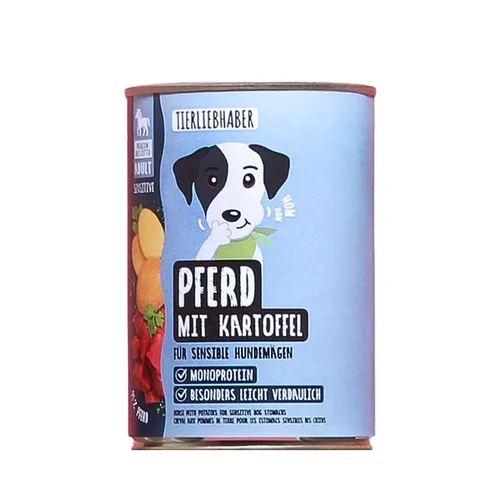 Tierliebhaber Nassfutter Pferd mit Kartoffeln