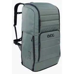 EVOC Gear Backpack 90 - Dunkeloliv, 100L - Rucksack für Reisen, mit 100 Litern Volumen und speziellen Veranstalter-Fächern für optimale Organisation Ihrer Ausrüstung.