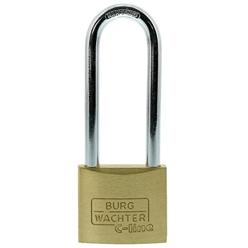 Burg-Wächter C-Line 222 HB 30 45SB Vorhängeschloss, Messing, 5 mm Bügelstärke
