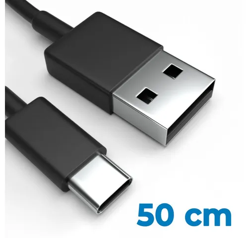 Justcom ZTE Blade A7 Prime USB-Kabel, USB-C, USB-A (50 cm), Schnellladekabel, Datenkabel, Handy, Tablet