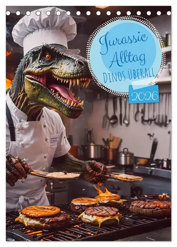 Sell Pixs:Sell | Jurassic Alltag - Dinos überall (Tischkalender 2026 DIN A5...
