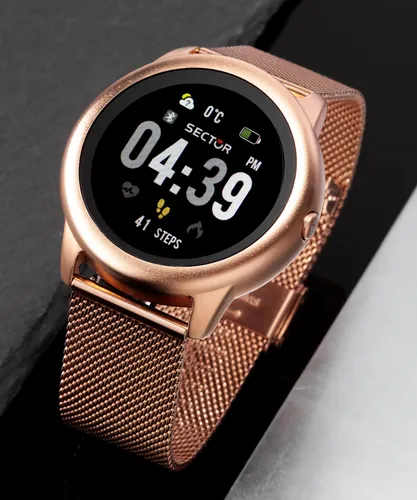 Sector R3251545501 S-01 Smart Unisex Uhr 46mm - Armbanduhren mit zahlreichen Funktionen: Alarm, Herzfrequenzmesser und Musiksteuerung in sportlichem Design. Ideal für aktive Nutzer!