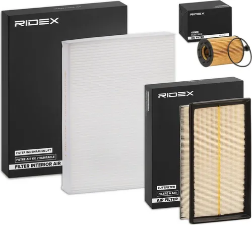 RIDEX Filterset Inspektionspaket Filtersatz für VW Transporter V Bus (7HB, 7HJ, 7EB, 7EJ, 7EF, 7EG, 7HF, 7EC) Multivan V Transporter V Kastenwagen