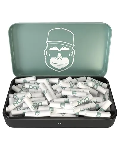 CALM DON® Active Filter | Premium Aktivkohlefilter slim ø5.9mm mit Kokosaktivkohle [100 Filter]