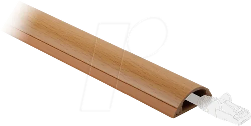 DELOCK 20730 - Kabelkanal, selbstklebend, 30 x 11 mm, 1 m, Holzoptik