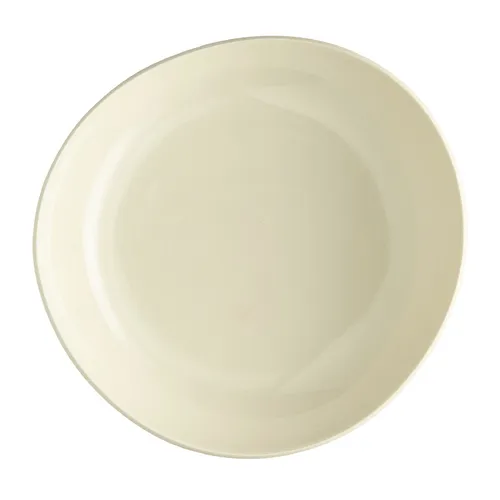 Rosenthal Junto Alabaster Teller tief 28 cm - Tiefer Teller aus Steingut, ø 28 cm, mit einzigartiger Handglasur und glänzender Optik. Ideal für köstliche Mahlzeiten, vereint Qualität und modernes Design – ein Must-Have für jeden Küchenliebhaber!